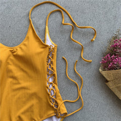 One-Piece Strappy Bikini