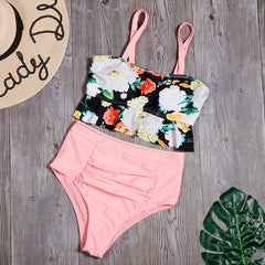 Big Flower Bikini Set
