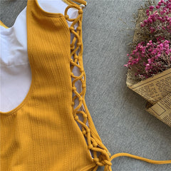 One-Piece Strappy Bikini