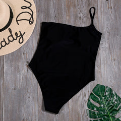 Retro One Shoulder Bikinis