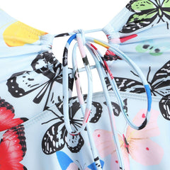 Butterfly Print Padded Swimwear