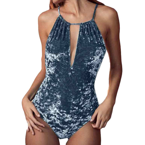 Velvet Camis Solid Bikinis
