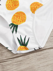 Pineapple Print Two Piece Bikini