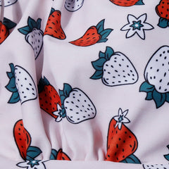 Strawberry Printed One Pieces Bikini