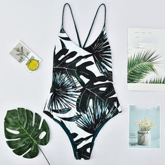 Leaf Print Sexy Bikini