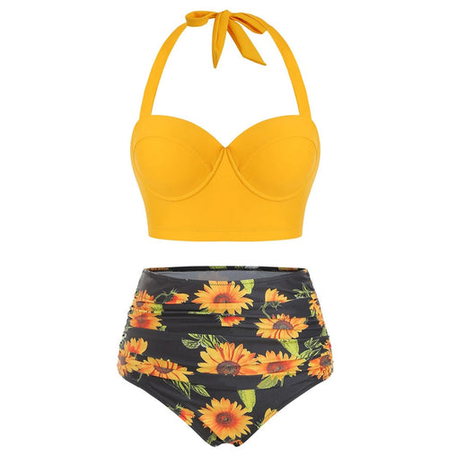 Sun Flower Women Bikini Set