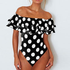 Dot Ruffles Bikini